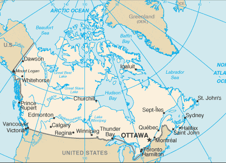 Canada map