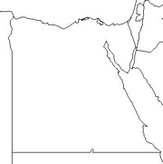 blank Egypt map