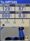 Magellan Meridian Color GPS receiver road screen