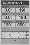 Magellan SporTrak Topo GPS receiver position screen 2