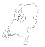 blank Netherlands map