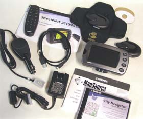 Garmin Quest GPS receiver package