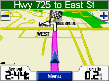 A GPS car navigation unit