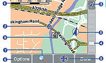 TomTom Go browse map