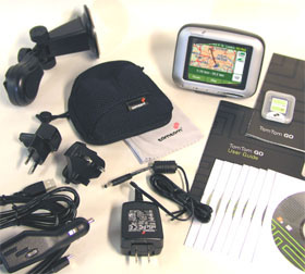 TomTom Go receiver package