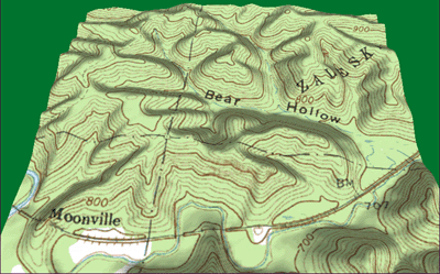 3d topo map