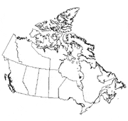 blank Canada map