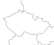 blank Czech Republic map