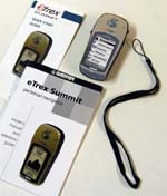 Garmin eTrex Summit GPS receiver package