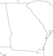 blank Georgia map