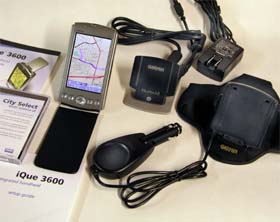 Garmin iQue 3600 receiver package