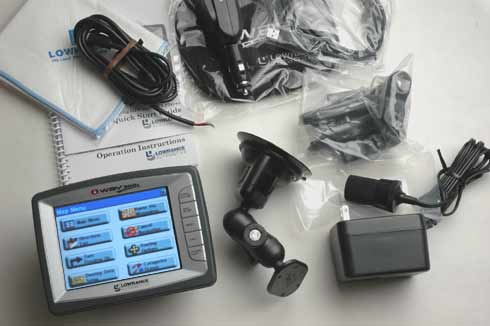 Lowrance iWay 500c GPS package