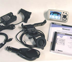Garmin Quest GPS receiver package